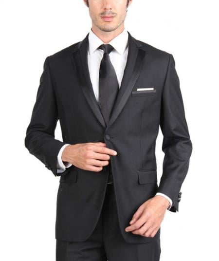 Tapered Leg Lower Rise Pants & Get Skinny Slim Fit Two Button Tuxedo