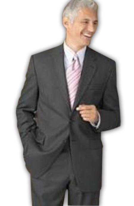 Retail $1295  Flat Front No Pleated Pants & 2 Button Brown Suits On Sale  2 Piece Suits - Two piece Business suits