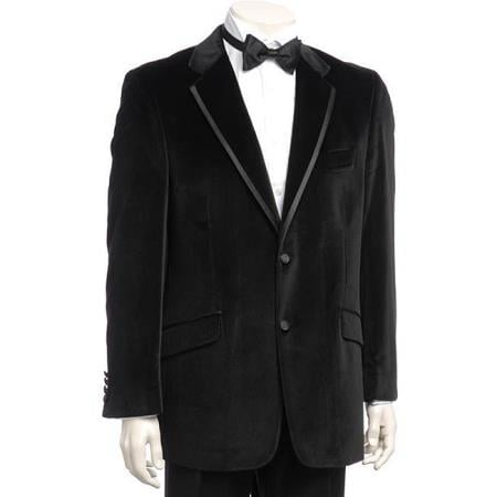 Velvet Blazer - Mens Velvet Jacket Black Mens Velvet Dinner Jacket Trim Lapel Tuxedo looking