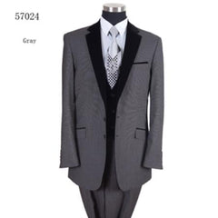 Black Lapeled Vested Formal Dinner Suit