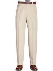 Tan ~ Beige Flat Front Regular Rise Slacks