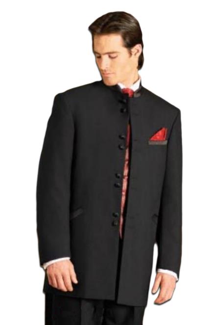 Men's 8Buttons~ Black Tuxedo Suit