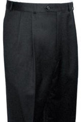 Super Quality Dress Slacks / TrousersSuper Quality Dress Slacks / Trousers Dark Grey Pleated Pre-Cuffed Bottoms Pants unhemmed unfinished bottom