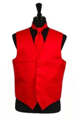 Tuxedo Vest - Wedding Vest Men's Red Horizontal Rib Pattern Vest  Waistcoat - Men's Neck Ties - Mens Dress Tie - Trendy Mens Ties