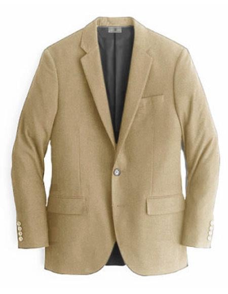 Men's Beige  Cashmere & Wool Blazer