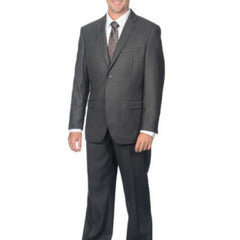 Slim Fit Suit Charcoal 2-Button Cheap Priced Business Suits Clearance Sale For Men