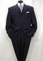 Tsk6 Darkest Dark Navy Blue Suit For Men Wool 3 Buttons Style premier quality italian fabric Men's Suits LIQUID NAVY BLUE