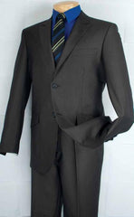 Single Breasted 2 Button Peak Lapel Cheap Priced Business Suits Clearance Sale Black