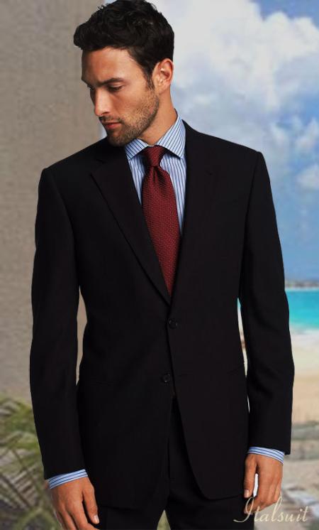 2 BUTTON SOLID COLOR CHARCOAL GRAY Men's SUIT Side VENT BACK JACKET STYLE WITH 1 -  PLEATED PANTS