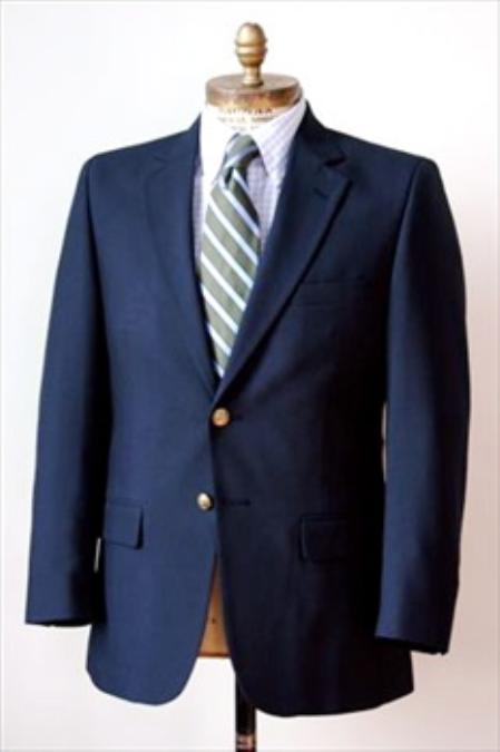 2 Button Big and Tall Size blazer 56 to 80  Suit Dark Navy Cheap Priced Sport coats - Large Sport Jacket