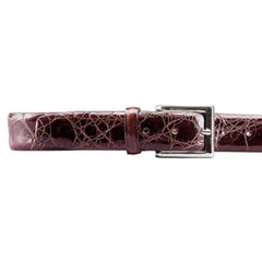 Wine Genuine World Best Alligator ~ Gator Skin Belt