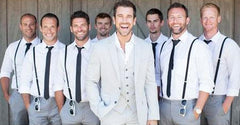 White 2 Side Pockets Wedding Attire For Man