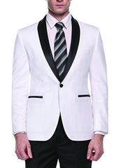 White Cheap Priced Fashion big and tall Blazer For Men's