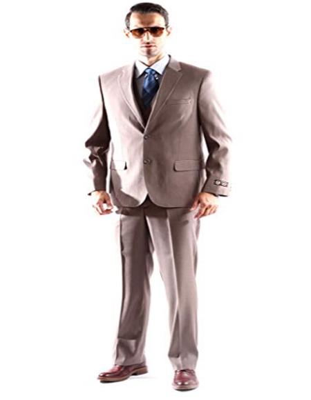 Brand: Caravelli Collezione Suit - Caravelli Suit - Caravelli italy Caravelli Men's Superior 150s Two Button Pinstripe Dress Suit