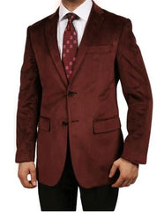 Velour Men's blazer Jacket Burgundy ~ Maroon ~ Wine Color Luxurious Velvet Highlights