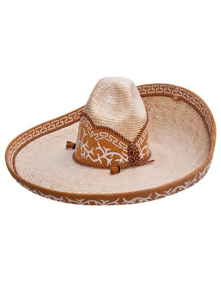 Sombreros Charros De Paja Miel