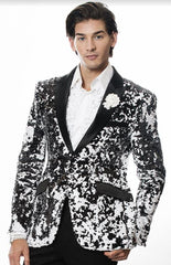 White Suit (Jacket + Pants) + Free Matching Bowtie