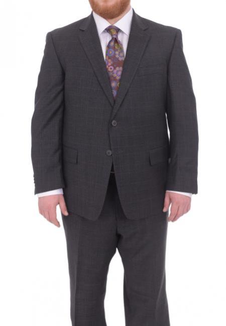 Suits For Big Belly Gray