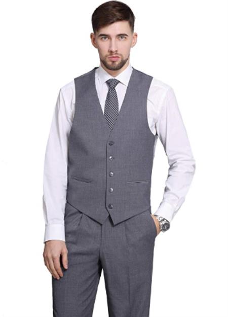 Suit Vest Grey (Only Mens Vest)