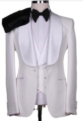 White Tuxedo Dinner Jacket - Mens White Blazer