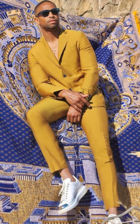 Mens Gold Suit - Gold Prom Suits