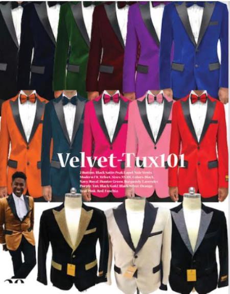 11 Velvet Blazer $990 (We Pick Colors Baised of Availability)