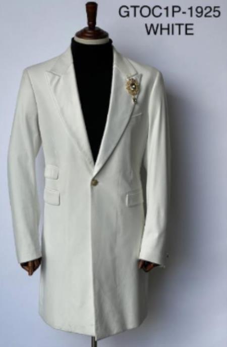 Velvet Cutaway Tuxedo - Velvet Morning Suit - Velvet Tail Tuxedo - White