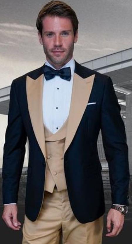 Tan Tuxedo - Beige Champagne Color Tuxedo