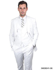 Stacy Adams Suit Hybrid Fit Suit White