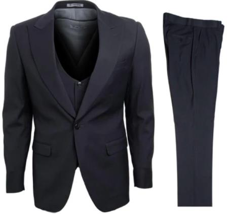 Stacy Adams Suit Hybrid Fit Suit Power Charcoal