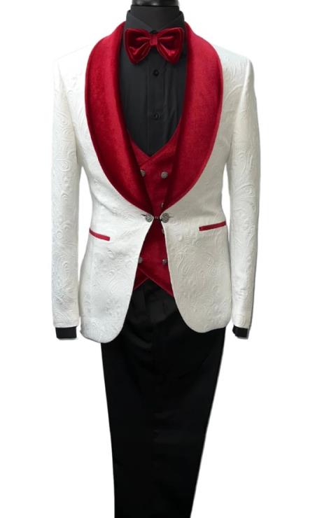 Turkish Suit Red and White