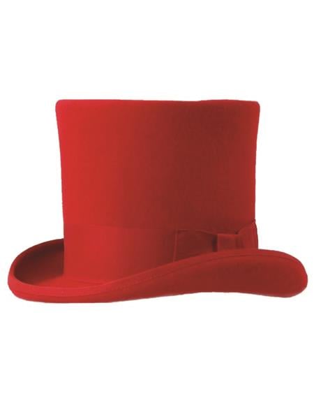 Top Hat - Red