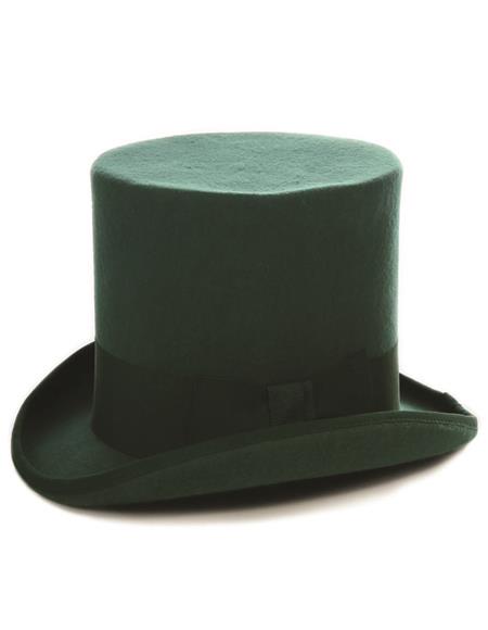 Top Hat - Hunter Green