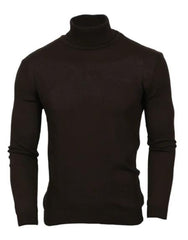 Turtleneck Sweater - Brown