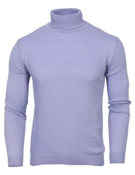 Turtleneck Sweater - Lilac